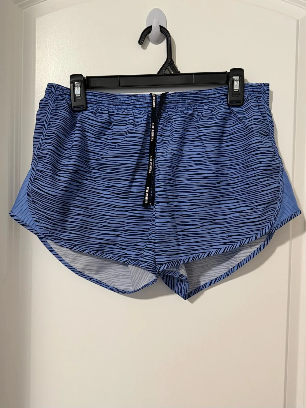 Nike‎ Women's Blue Striped Swim Shorts Size M #112
